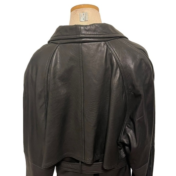 JF Jacqueline Ferrar Women 100% Leather Jacket Size XL - Picture 6 of 9